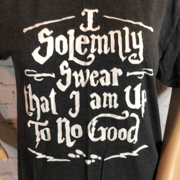 Harry Potter I Solemnly Swear Up To No Good Tee S - Picture 2 of 8